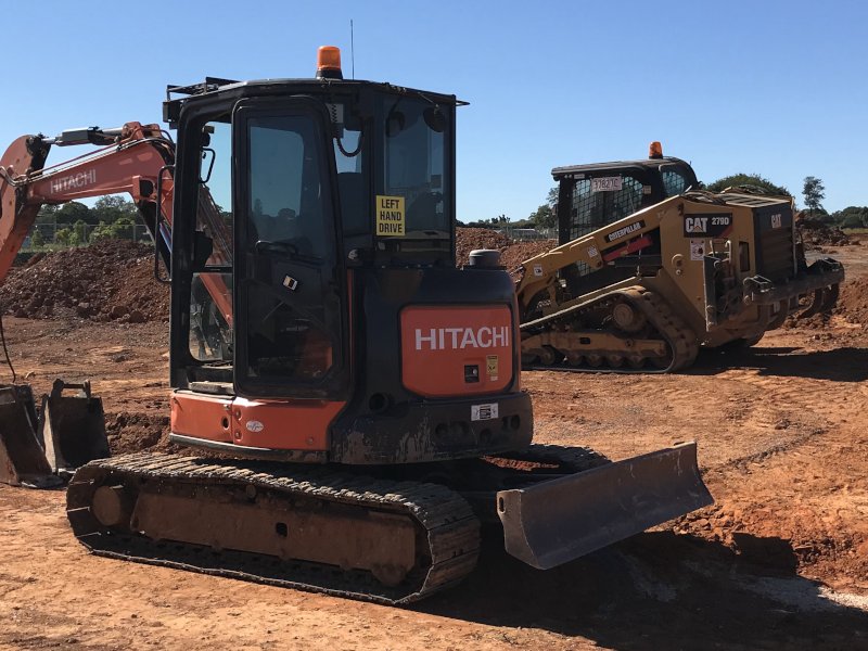 Excavator and Posi Track Loader